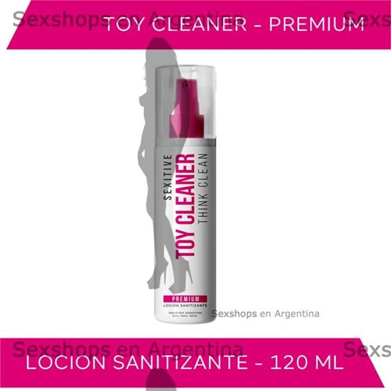 Locion sanitizante para juguetes intimos premium